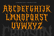 Crimson Sickness | Death Metal, a Symbol Font by Masyafi Studio (Thumbnail 5 of 9)