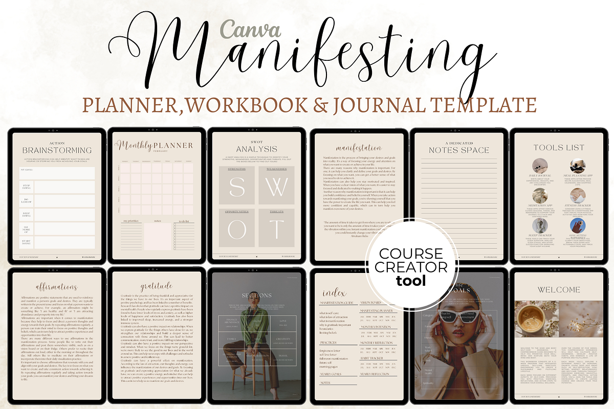 Planner Workbook Mockup Template, a Social Media Template by Digital By Nikoleta (Photo 1 of 7)