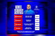 Church Weekly Programs flyer templat, a Social Media Template by church flyer templates (Thumbnail 2 of 4)