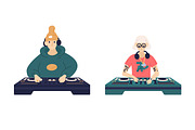 People make music. DJ set, a Person Illustration by Good Studio (Thumbnail 4 of 5)