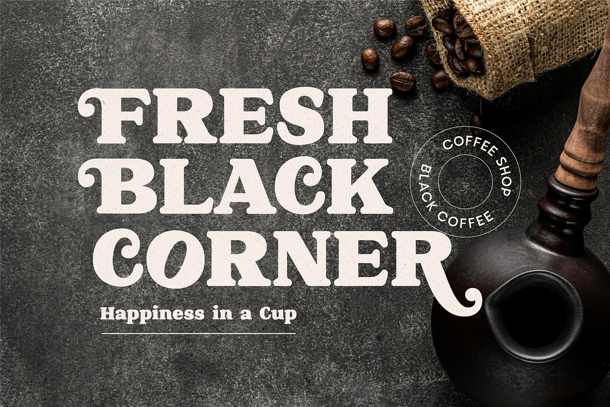Holistic Retro – Bold Serif Font, a Serif Font by Salamahtype (Photo 3 of 8)
