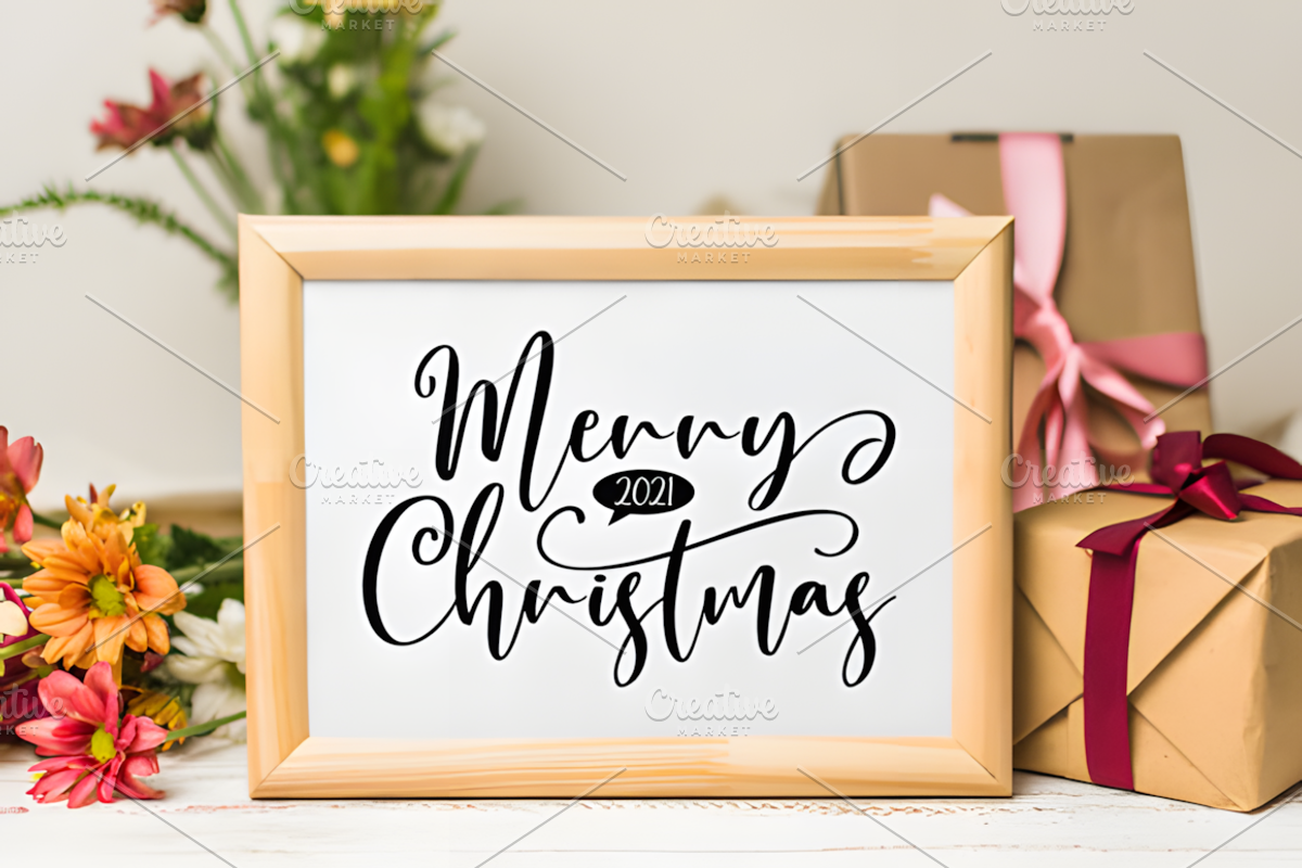 Wonderful Christmas Font, a Script Font by Coco Bloom (Photo 4 of 10)