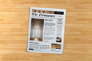8 Page Newspaper Template, a Stationery Template by retrographix (Thumbnail 2 of 7)
