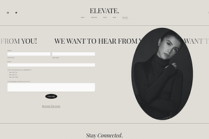 Elevate Squarespace Template