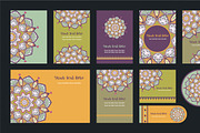20 Mandala Vintage Template Card., a Card Template by Noree (Thumbnail 14 of 20)
