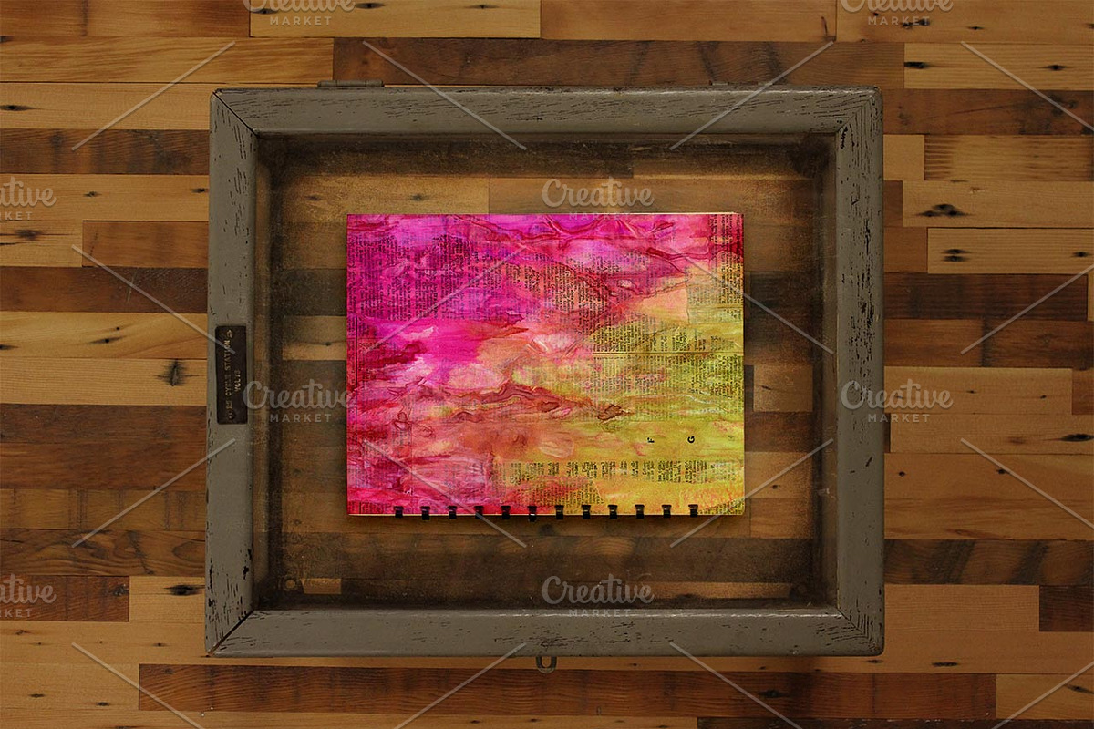 Mixed Media Backgrounds + Bonus!, a Texture Graphic by TheUrbanLine (Photo 2 of 17)
