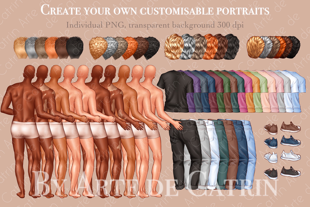 Big Family Creator Clipart., a Person Illustration by ArtedeCatrin (Photo 4 of 11)