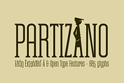 Partizano Serif, a Serif Font by deFharo (Thumbnail 1 of 6)
