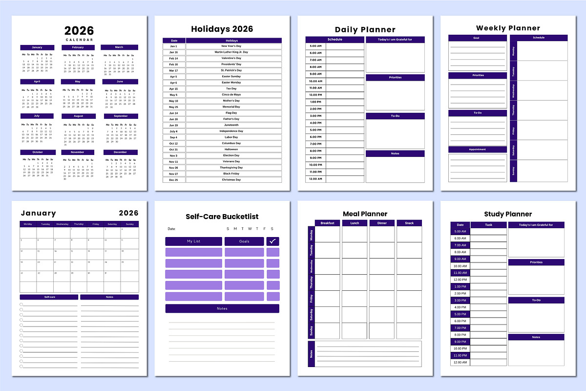 2026 Wellbeing & Clarity Workbook preview 5