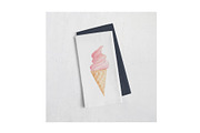 Ice Cream Parlour Watercolor Set, an Illustration by One and Only Paper (Thumbnail 6 of 10)