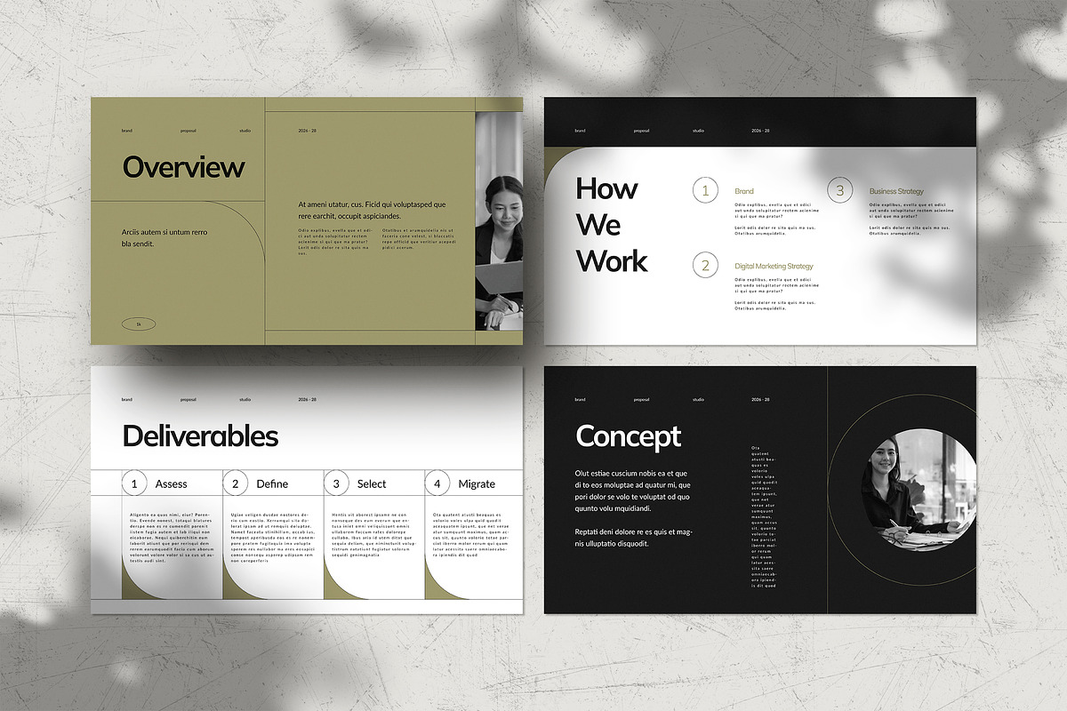 Brand Proposal Template | CANVA, a Presentation Template by White Graphic (Photo 3 of 6)