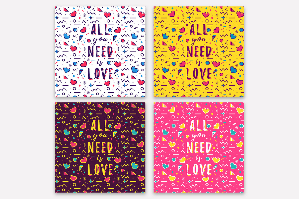 Nineties Patterns Collection, a Pattern Graphic by JuliaMalinovskaya (Photo 7 of 8)