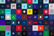 100 Logotypes & symbols bundle, a Branding & Logo Template by Srg® (Thumbnail 2 of 9)