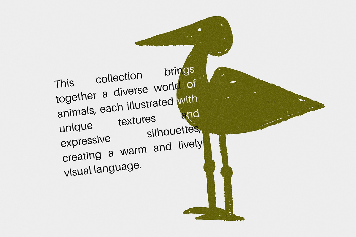 Textured Animals: 123 Elements, an Animal Illustration by Veyla (Photo 8 of 14)
