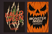 Monster Scream Retro Horror Font, a Sans Serif Font by BilberryCreates (Thumbnail 3 of 9)