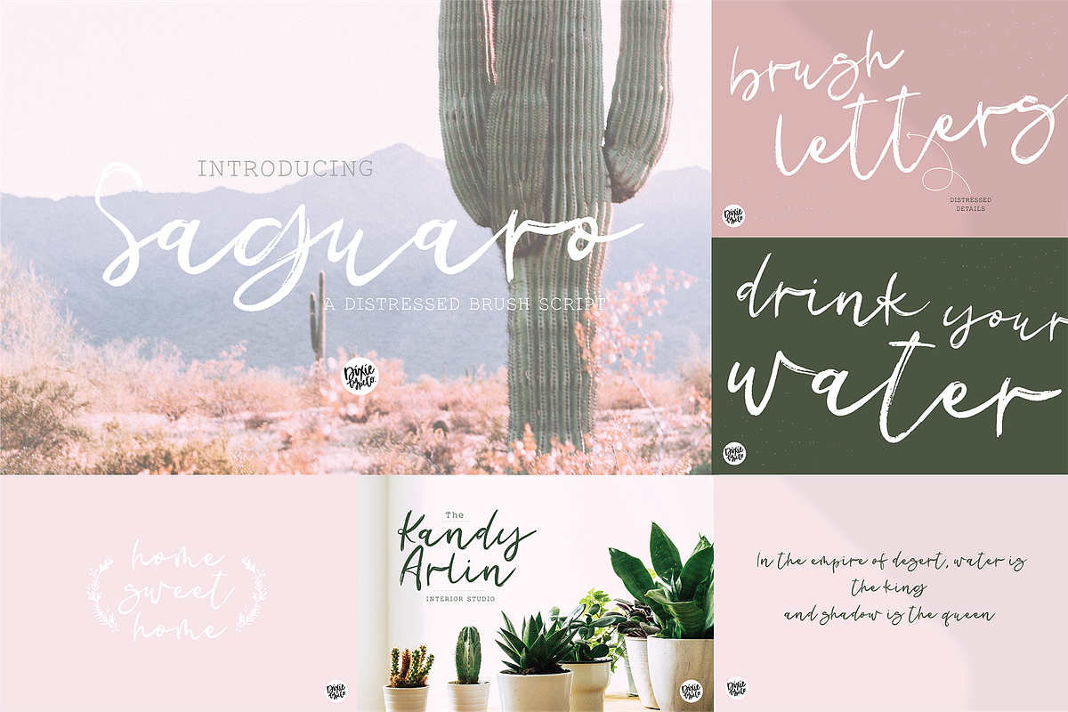 DESERT DREAMS Lettered Font Bundle preview 6