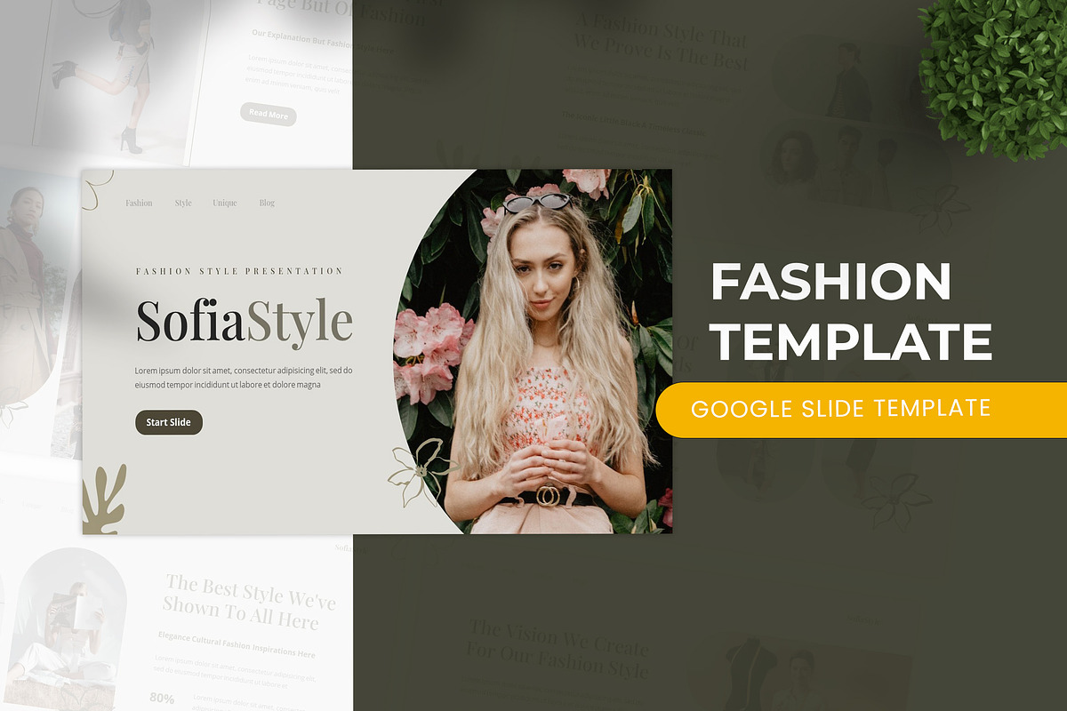 Sofia Style - Google Slide Template, a Presentation Template by casanovastudio (Photo 1 of 3)