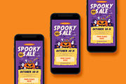 Halloween Sale Flyer, a Flyer Template by Creativestoree (Thumbnail 3 of 5)