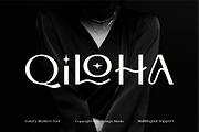 Qiloha - Elegant Brand Fashion Font, a Sans Serif Font by QR Design Studio (Thumbnail 1 of 13)