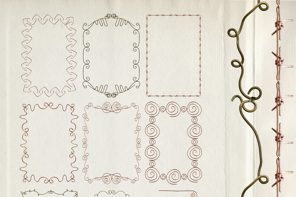 Drawn in Wire: Frames & Ornaments, an Object Graphic by Purple (Photo 7 of 11)