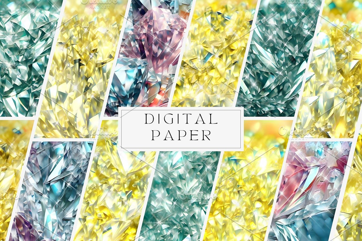 Sparkly Crystal Diamond Texture