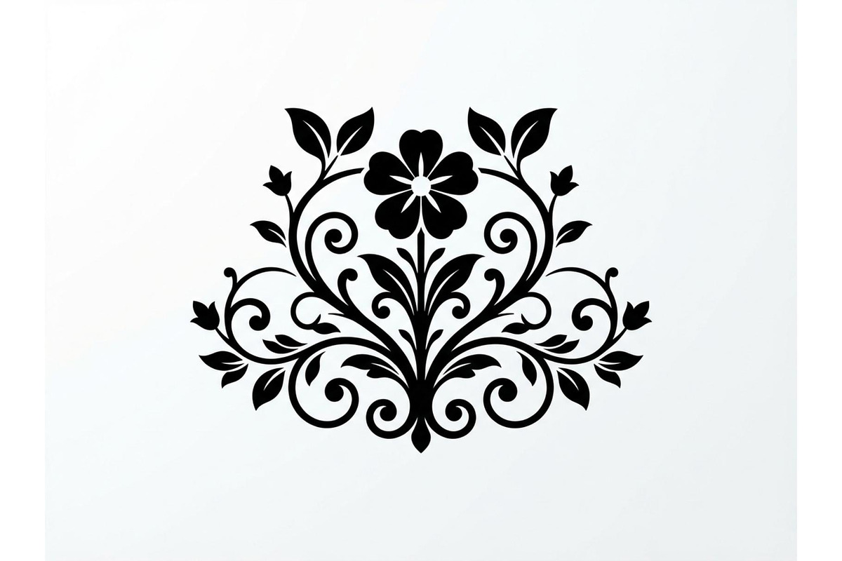 Elegant Symmetrical Floral Motifs, an Object Graphic by Creativeshirt (Photo 3 of 3)