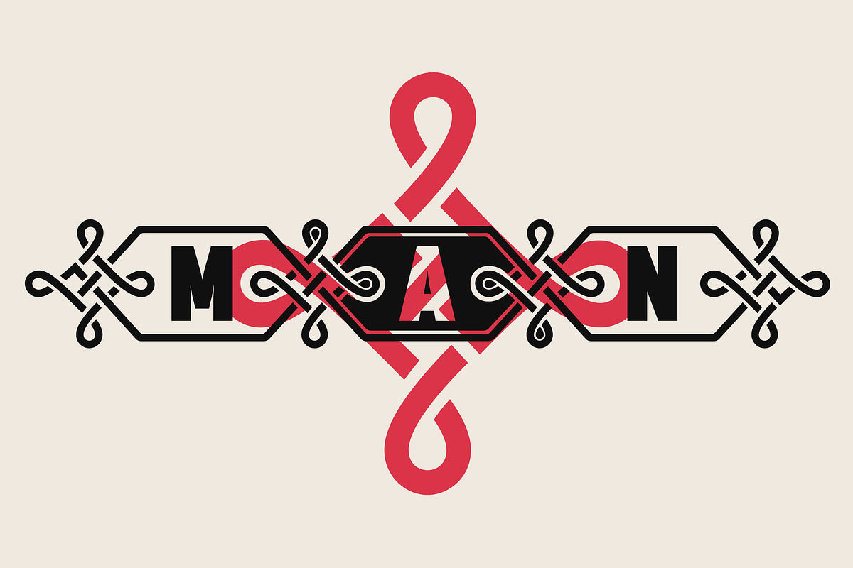 TIES | Display Tribal Banner Font, a Sans Serif Font by deFharo (Photo 2 of 7)