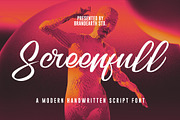 Screenfull – Handwritten Script Font, a Script Font by Brand Earth (Thumbnail 1 of 12)