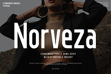 Norveza - Family Condensed Sans Font