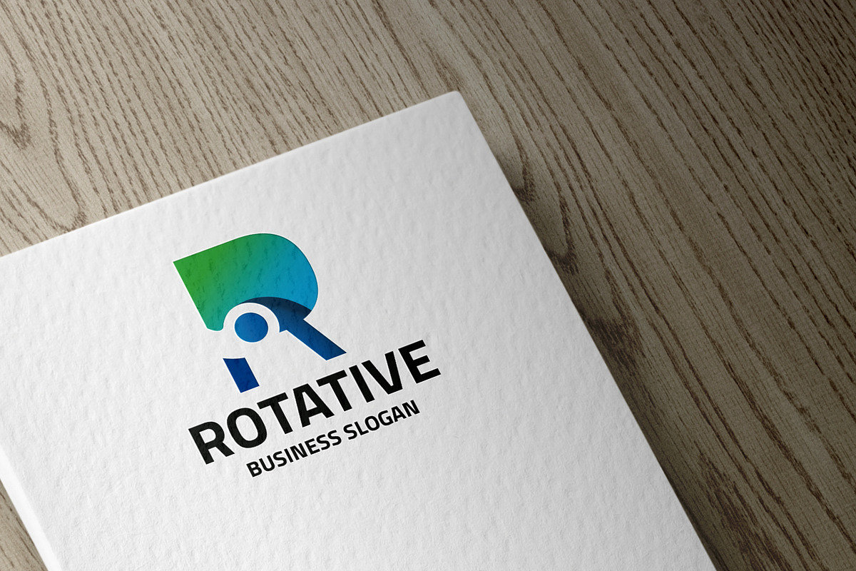 Rotative R Letter Logo, a Branding & Logo Template by Design_Planet (Photo 1 of 4)
