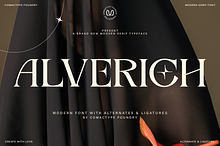 Alverich - Modern Serif Font