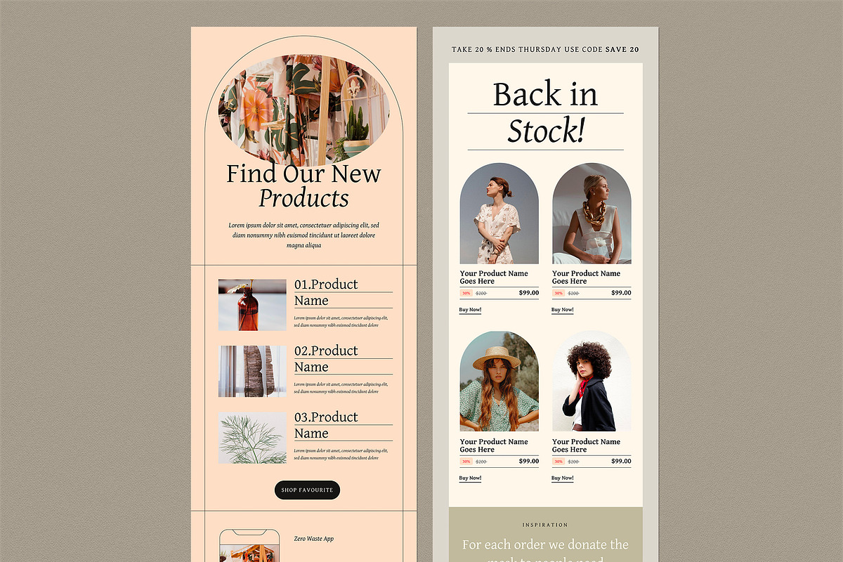Keyla 10 Minimalism Email Newsletter, an Email Template by Guuver (Photo 3 of 5)