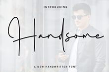 Handsome | Script Font