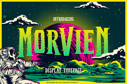 Morvien Typeface, a Serif Font by alit design