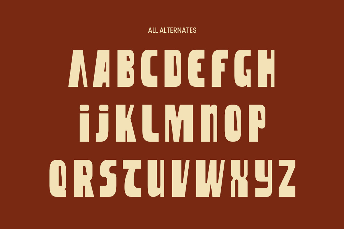 DT Nachis - Retro Sans Display, a Font by Dryy.type (Photo 9 of 9)