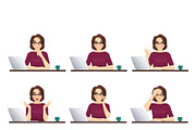 Business mature woman kit, a Technology Illustration by Volha Hlinskaya (Thumbnail 7 of 9)