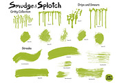 Gritty Stamp Brushes - Procreate, a Brush Add-On by INKY STAMP BRUSHES (Thumbnail 3 of 10)