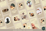 Ins Earthy Beige Beauty Creator Kit, a Social Media Template by Clairee Design Studio (Thumbnail 6 of 7)