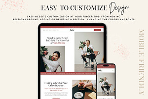 Squarespace 7.1 Template Jade