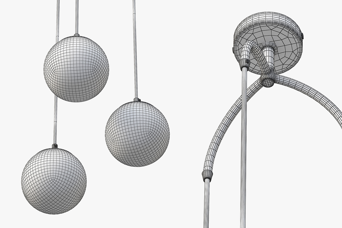 Joybird Virgil Chandelier, a Light 3D Model by 3dmitruk (Photo 7 of 8)