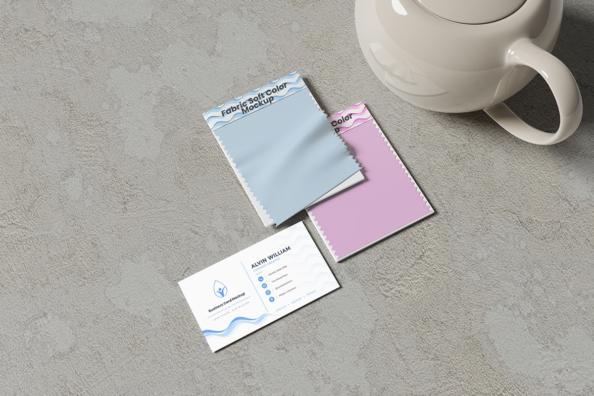 Cloth Color Palette Mockup, an Advertising Mockup by My Code Std (Photo 2 of 3)