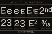 McLaren Pro, a Sans Serif Font by Stiggy & Sands (Thumbnail 4 of 5)