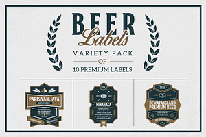 Premium Beer Labels