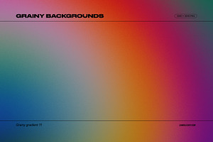 Grainy Backgrounds & Retro Gradients