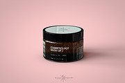 Amber Cosmetics Pot & Box Mock-Up, a Packaging Mockup by TSOBG (Thumbnail 18 of 21)