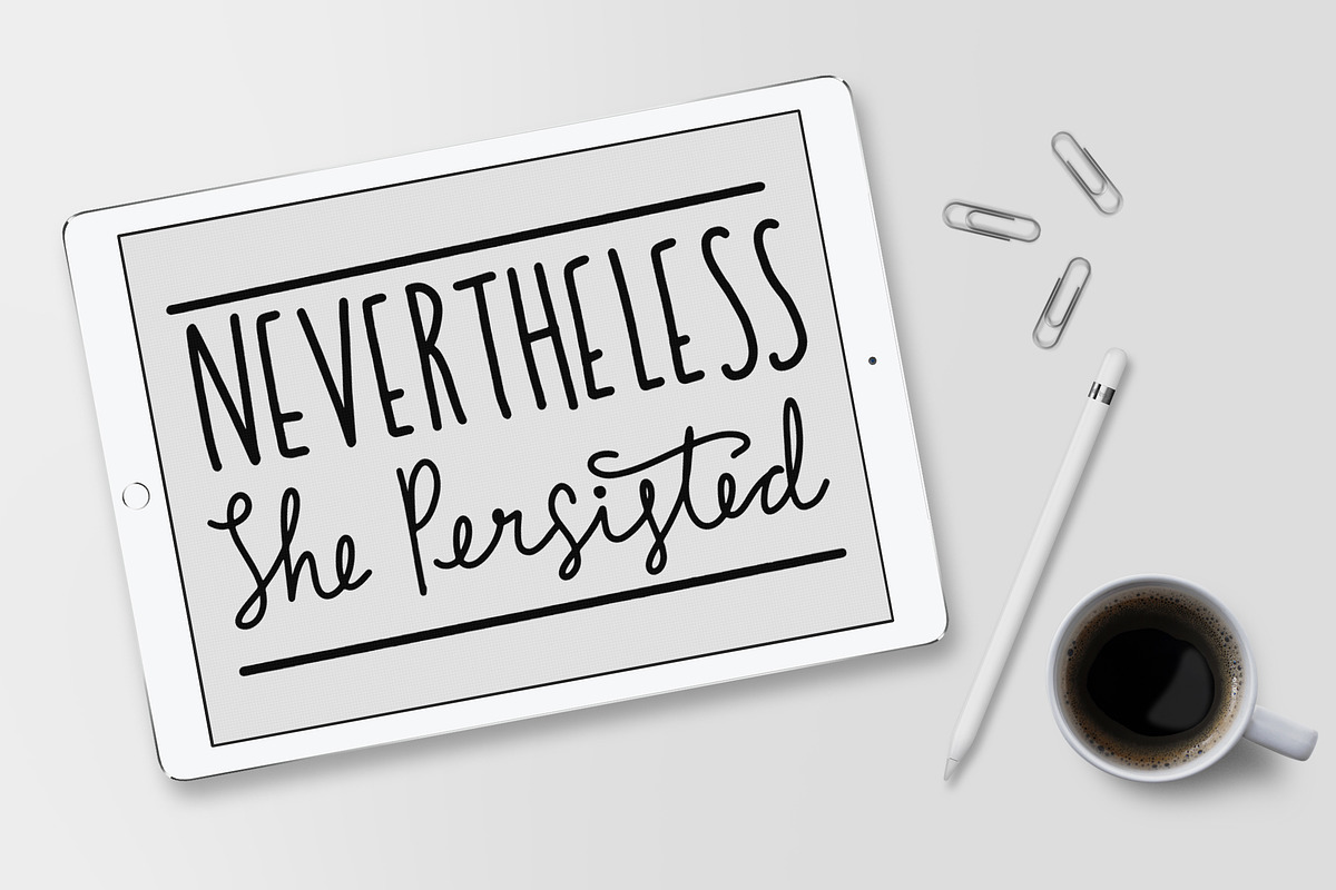 Nevertheless She Persisted SVG, an Illustration by Phat Happy Life (Photo 2 of 2)