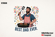4th of July Father’s Day PNG Bundle, an Object Graphic by GlitterCraft (Thumbnail 47 of 61)