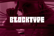 BLOCKTYPE – Bold Display Font, a Slab Serif Font by Hybridbee Design (Thumbnail 1 of 10)