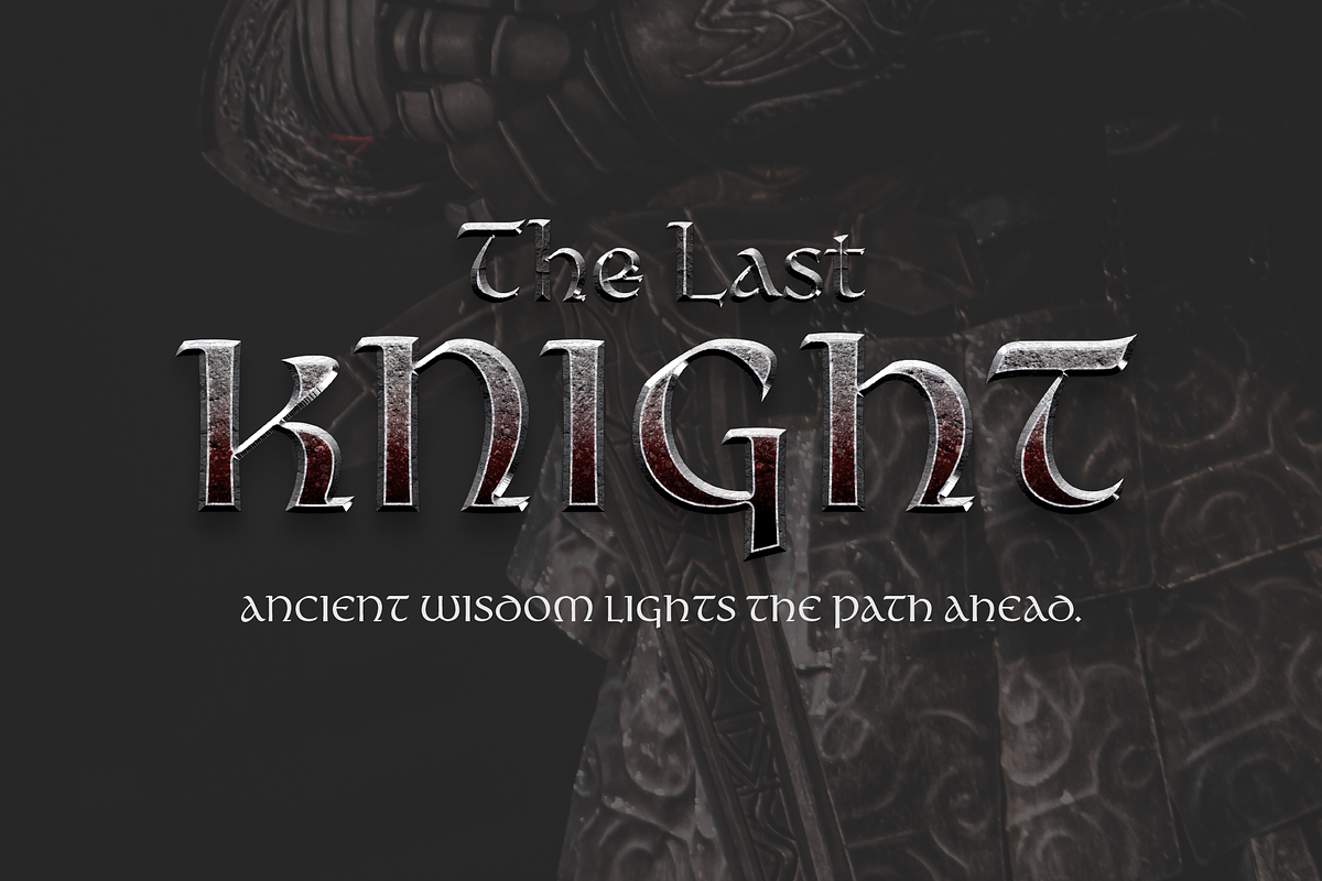 Nibras Uncial Historical Font, a Blackletter Font by Namela Studio (Photo 8 of 10)