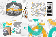 90 Watercolor Brushes BUNDLE, a Brush Add-On by Mazheika Store (Thumbnail 8 of 9)